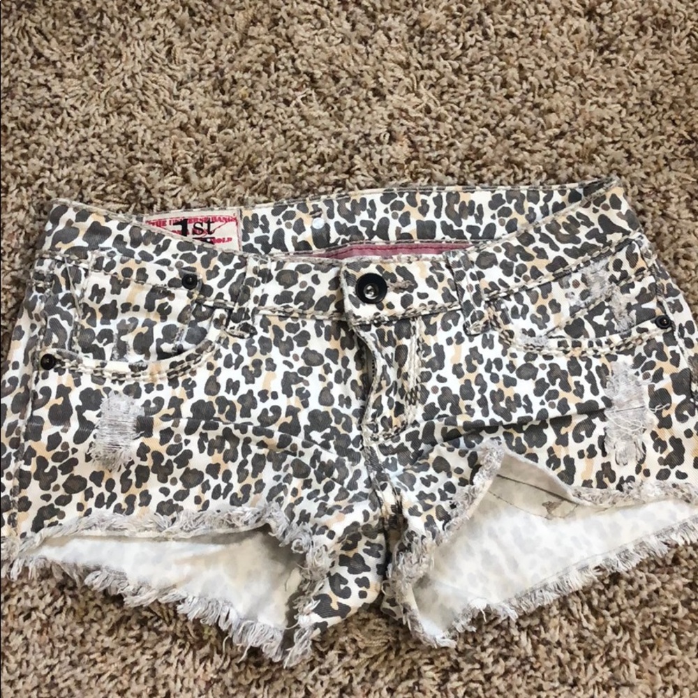 Cheetah print shorts